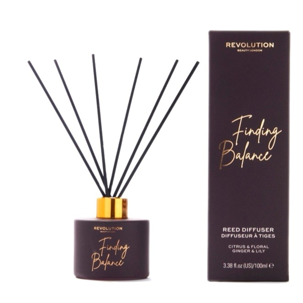 Revolution Beauty London Reed Diffuser Finding Balance Citrus & Floral 3.38 oz